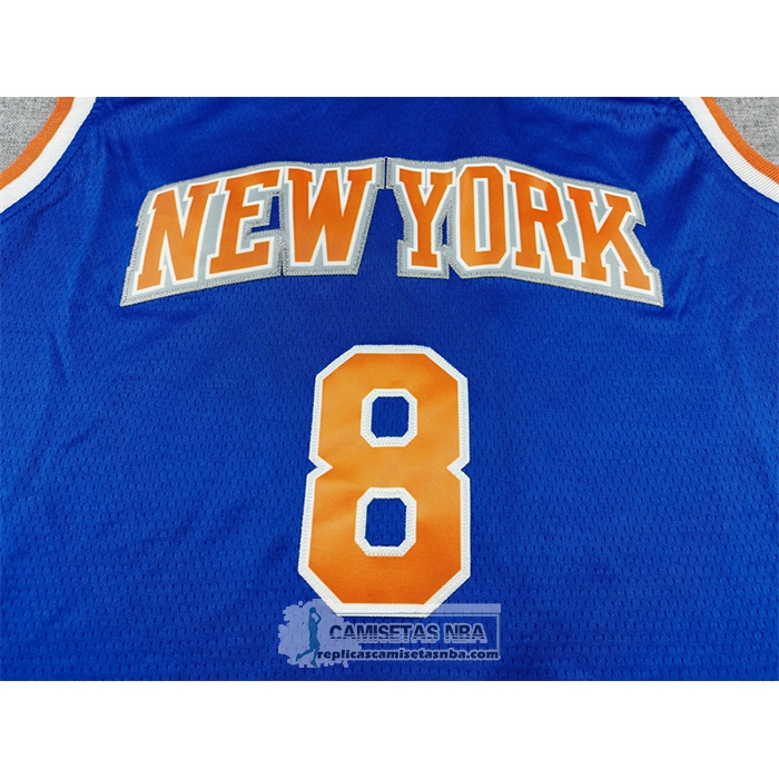Camiseta New York Knicks Og Anunoby NO 8 Icon 2025-26 Azul